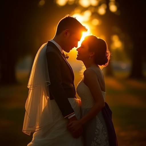 Fotografia de um casamento realizada pelo Studio Luz e Sombra